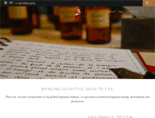 Tablet Screenshot of bespokefragrance.com